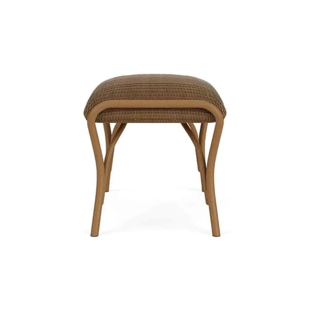 All Seasons Patio Ottoman Bench Padded Seat Outdoor - LOOMLAN - Lloyd Flanders - Outdoor Ottomans