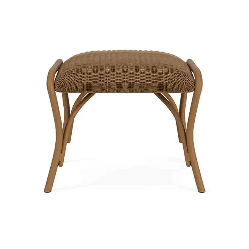 All Seasons Patio Ottoman Bench Padded Seat Outdoor - LOOMLAN - Lloyd Flanders - Outdoor Ottomans