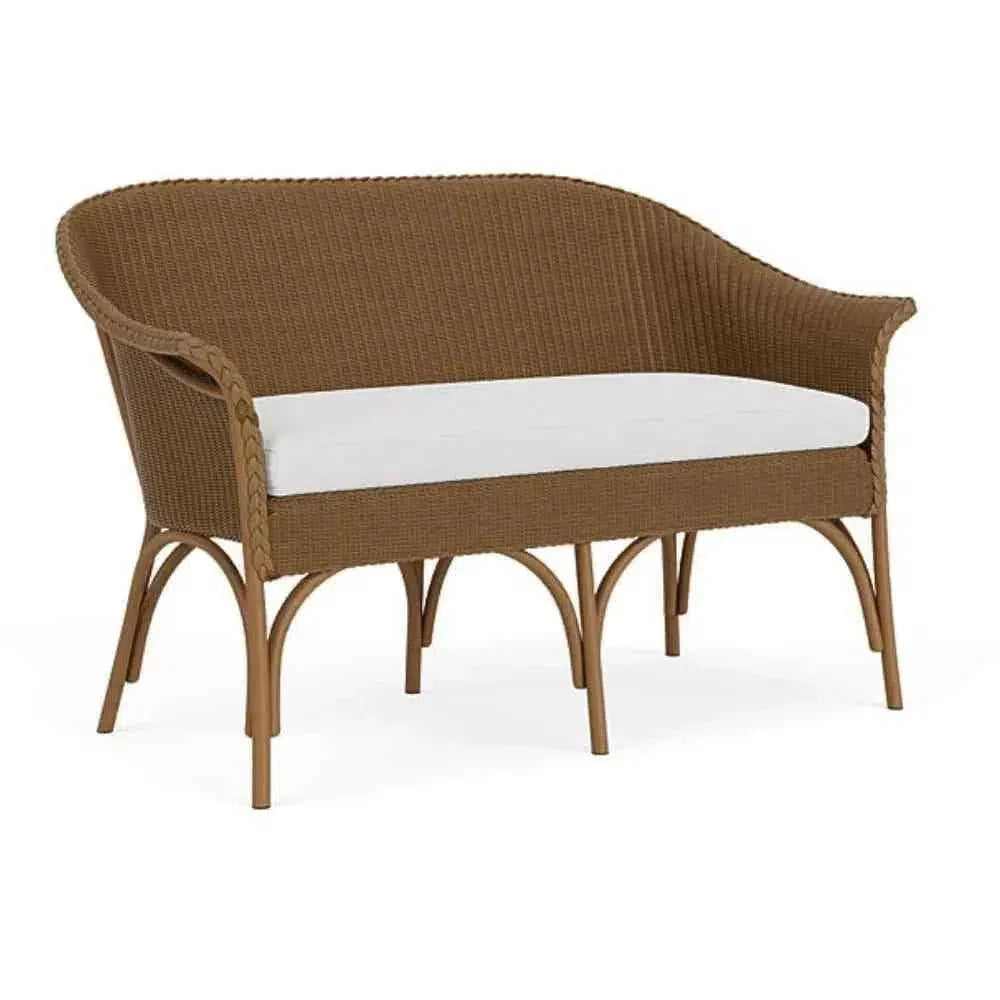 All Seasons Settee Sunbrella Cushion Wicker Outdoor - LOOMLAN - Lloyd Flanders - Outdoor Sofas & Loveseats