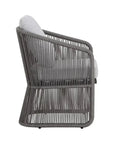 Allariz Fabric Outdoor Dining Armchair - LOOMLAN - SUNPAN - Outdoor Dining Chairs