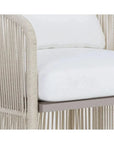 Allariz Fabric Outdoor Dining Armchair - LOOMLAN - SUNPAN - Outdoor Dining Chairs