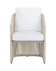 Allariz Fabric Outdoor Dining Armchair - LOOMLAN - SUNPAN - Outdoor Dining Chairs