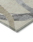 LOOMLAN Rugs Aloura Beige Washable Indoor-Outdoor Rug
