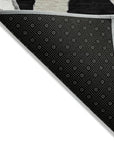 LOOMLAN Rugs Aloura Black Washable Indoor-Outdoor Rug