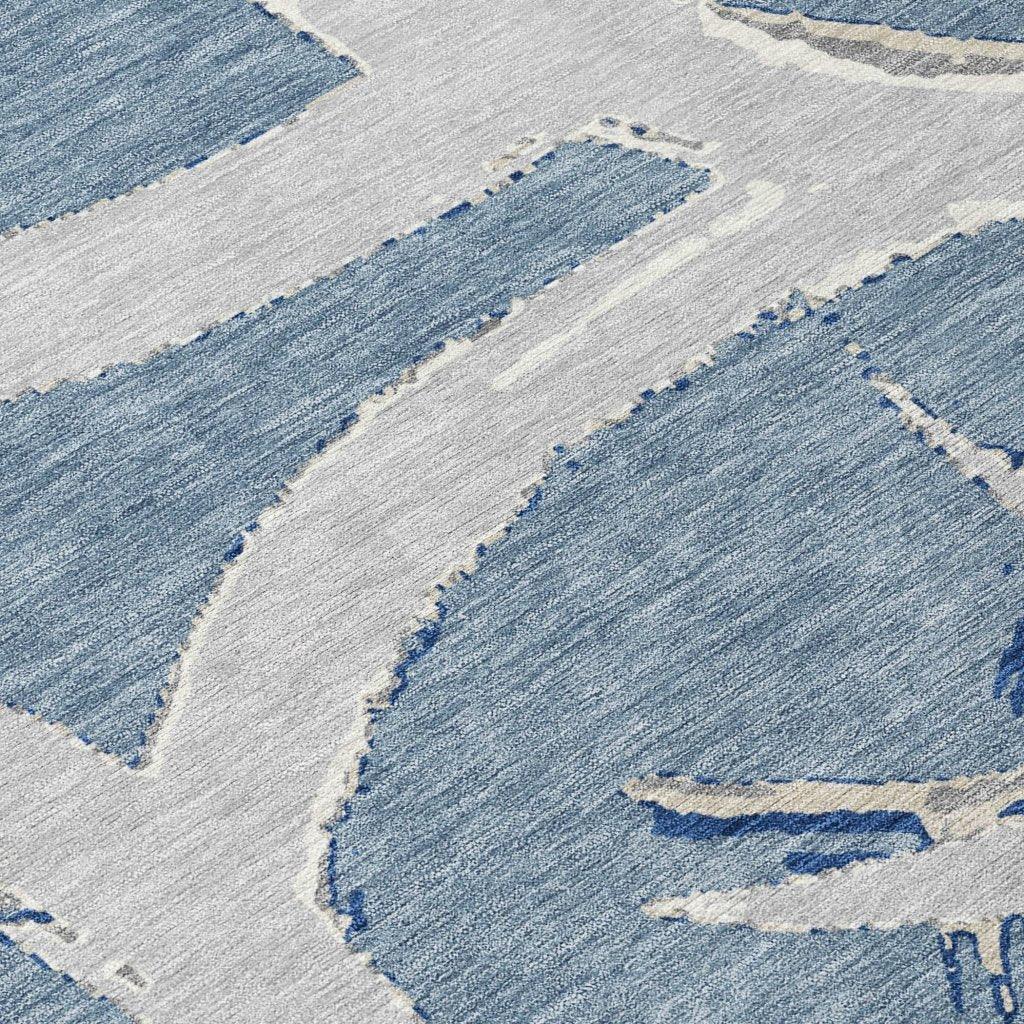 LOOMLAN Rugs Aloura Denim Washable Indoor-Outdoor Rug