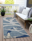 LOOMLAN Rugs Aloura Denim Washable Indoor-Outdoor Rug
