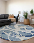 LOOMLAN Rugs Aloura Denim Washable Indoor-Outdoor Rug