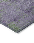 LOOMLAN Rugs Althea Purple Washable Indoor-Outdoor Rug