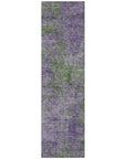 LOOMLAN Rugs Althea Purple Washable Indoor-Outdoor Rug