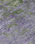 LOOMLAN Rugs Althea Purple Washable Indoor-Outdoor Rug