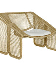 Amalfi Aluminum Framed Patio Chair - LOOMLAN - Artesia - Outdoor Accent Chairs