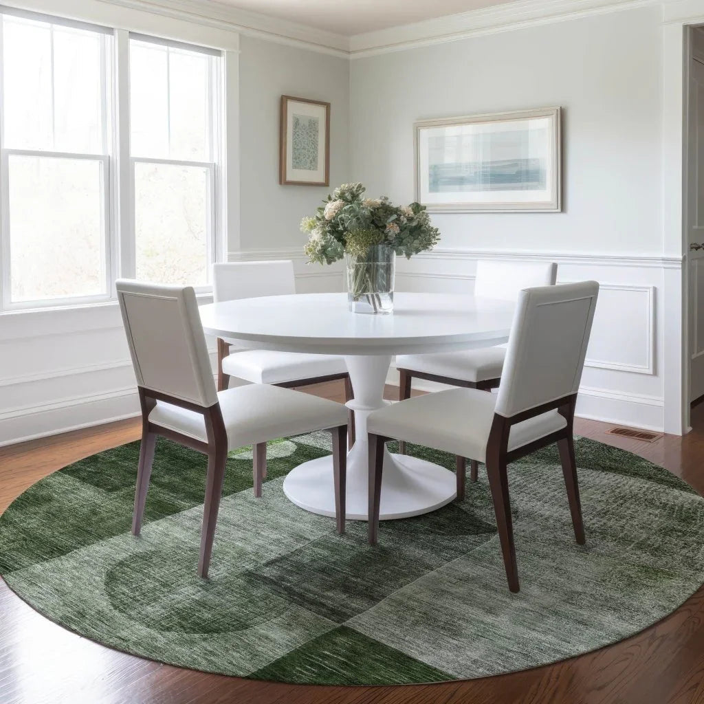 LOOMLAN Rugs Amara Fern Washable Indoor-Outdoor Rug