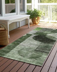 LOOMLAN Rugs Amara Fern Washable Indoor-Outdoor Rug