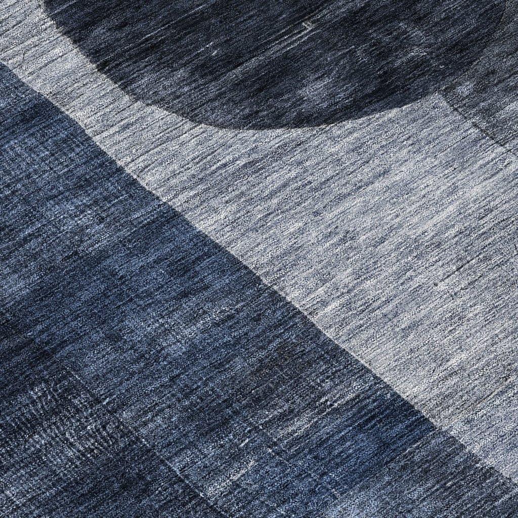 LOOMLAN Rugs Amara Navy Washable Indoor-Outdoor Rug