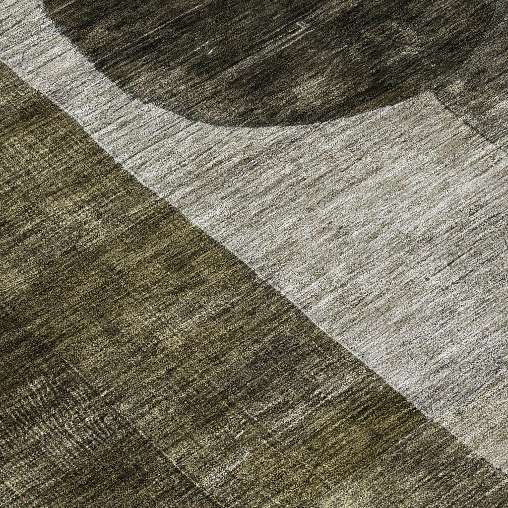 LOOMLAN Rugs Amara Taupe Washable Indoor-Outdoor Rug