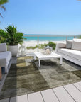 LOOMLAN Rugs Amara Taupe Washable Indoor-Outdoor Rug
