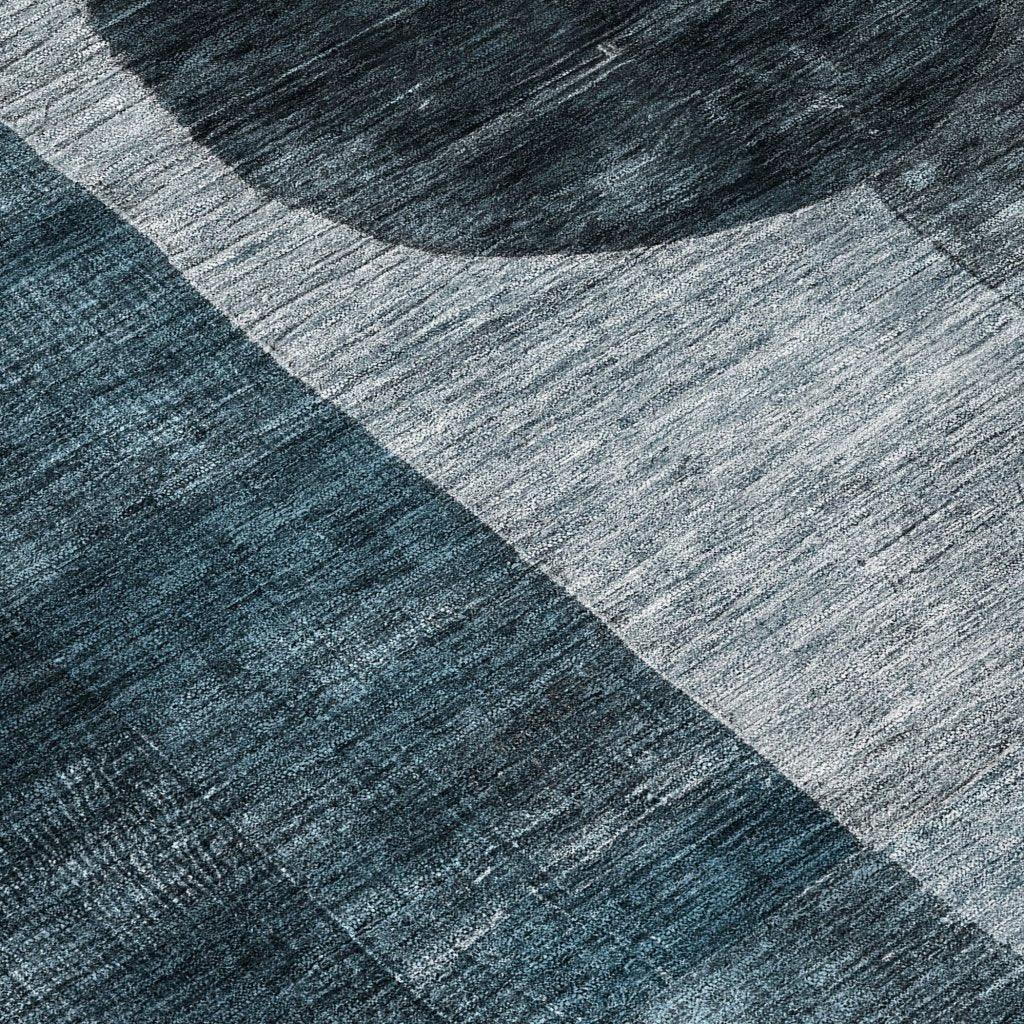 LOOMLAN Rugs Amara Teal Washable Indoor-Outdoor Rug
