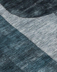 LOOMLAN Rugs Amara Teal Washable Indoor-Outdoor Rug