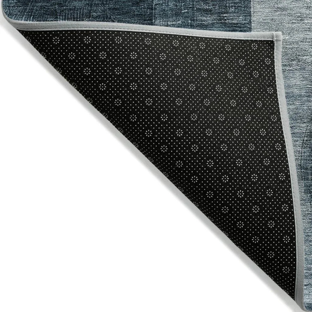 LOOMLAN Rugs Amara Teal Washable Indoor-Outdoor Rug
