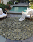 LOOMLAN Rugs Ambray Gray Washable Indoor-Outdoor Rug