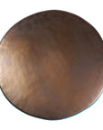 Ancaris Ring Handcrafted Ceramic Patio Accent Table - LOOMLAN - Seasonal Living - Outdoor Side Tables