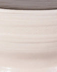 Ancaris Ring Handcrafted Ceramic Patio Accent Table - LOOMLAN - Seasonal Living - Outdoor Side Tables