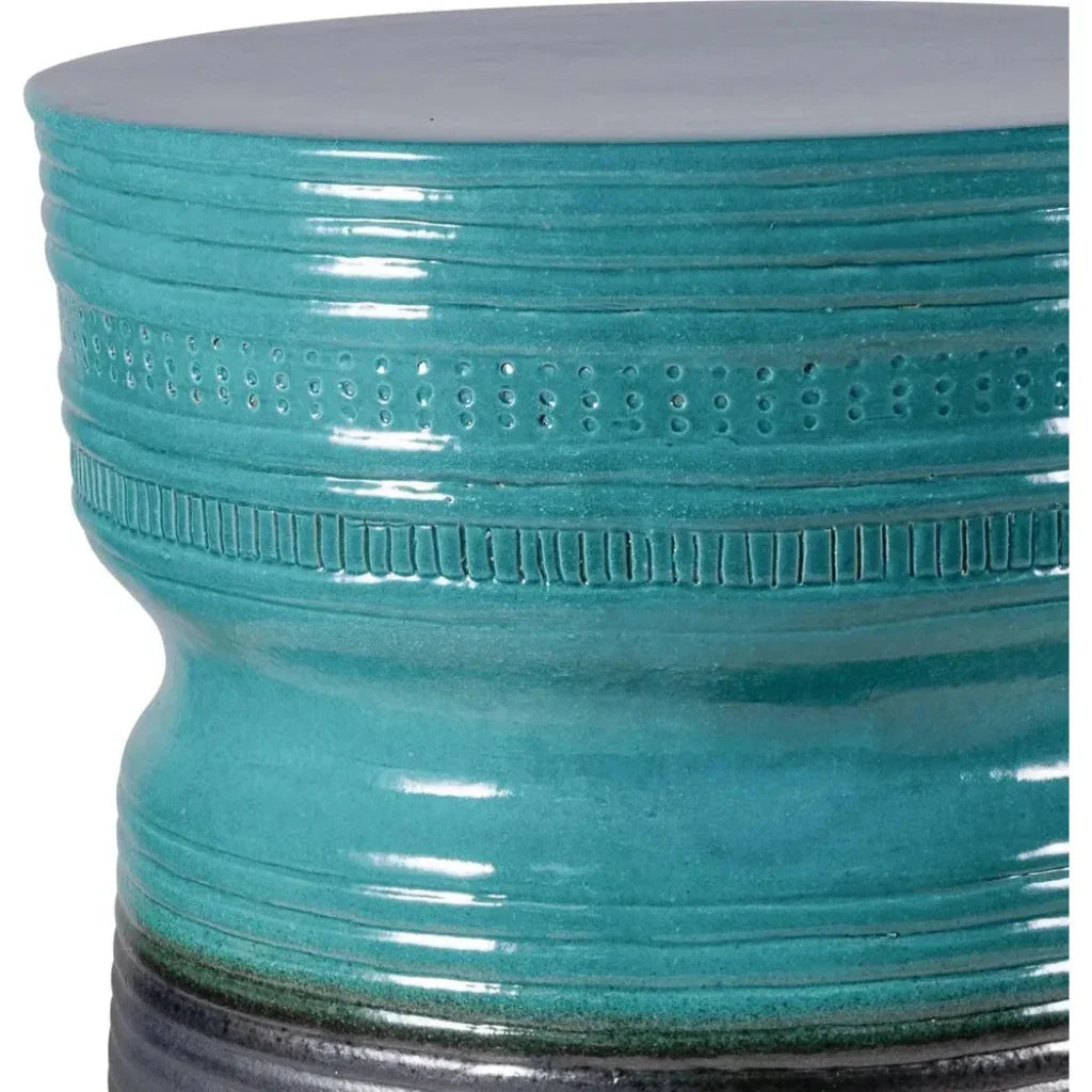 Ancaris Stool - Aquamarine Outdoor Stool - LOOMLAN - Seasonal Living - Garden Stools