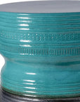 Ancaris Stool - Aquamarine Outdoor Stool - LOOMLAN - Seasonal Living - Garden Stools