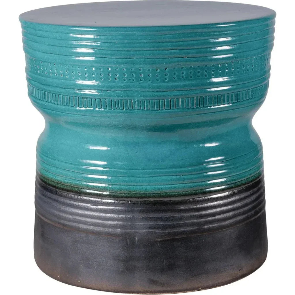 Ancaris Stool - Aquamarine Outdoor Stool - LOOMLAN - Seasonal Living - Garden Stools