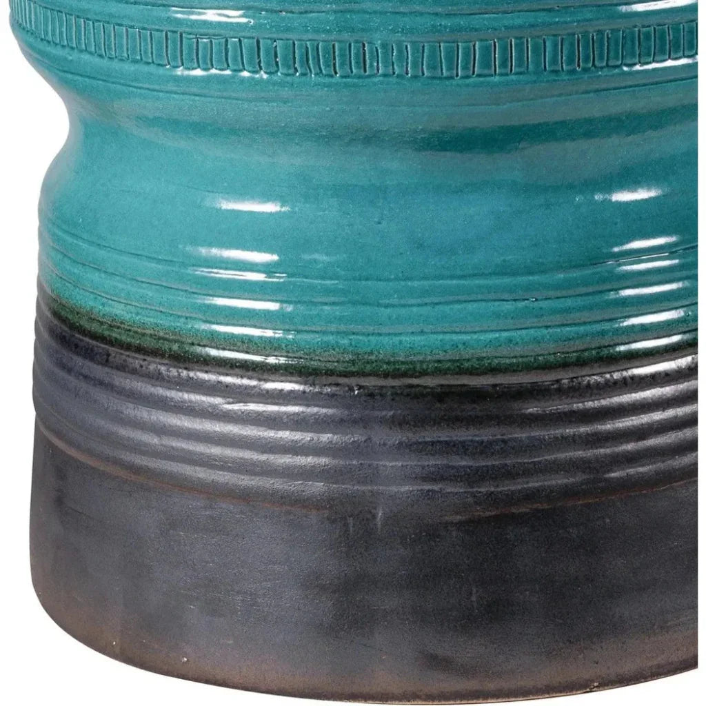 Ancaris Stool - Aquamarine Outdoor Stool - LOOMLAN - Seasonal Living - Garden Stools