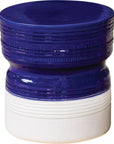 Ancaris Stool - Navy Blue Outdoor Stool - LOOMLAN - Seasonal Living - Outdoor Side Tables