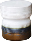 Ancaris Stool - Snow White Outdoor Stool - LOOMLAN - Seasonal Living - Outdoor Side Tables