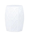 Andreu Ceramic Outdoor Garden Stool - LOOMLAN - Chelsea House - Poufs and Stools