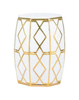 Andreu Ceramic Outdoor Garden Stool - LOOMLAN - Chelsea House - Poufs and Stools