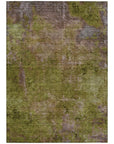 LOOMLAN Rugs Anjari Green Washable Indoor-Outdoor Rug