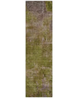 LOOMLAN Rugs Anjari Green Washable Indoor-Outdoor Rug