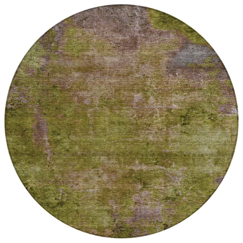 LOOMLAN Rugs Anjari Green Washable Indoor-Outdoor Rug