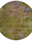 LOOMLAN Rugs Anjari Green Washable Indoor-Outdoor Rug