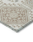LOOMLAN Rugs Antheya Ivory Washable Indoor-Outdoor Rug