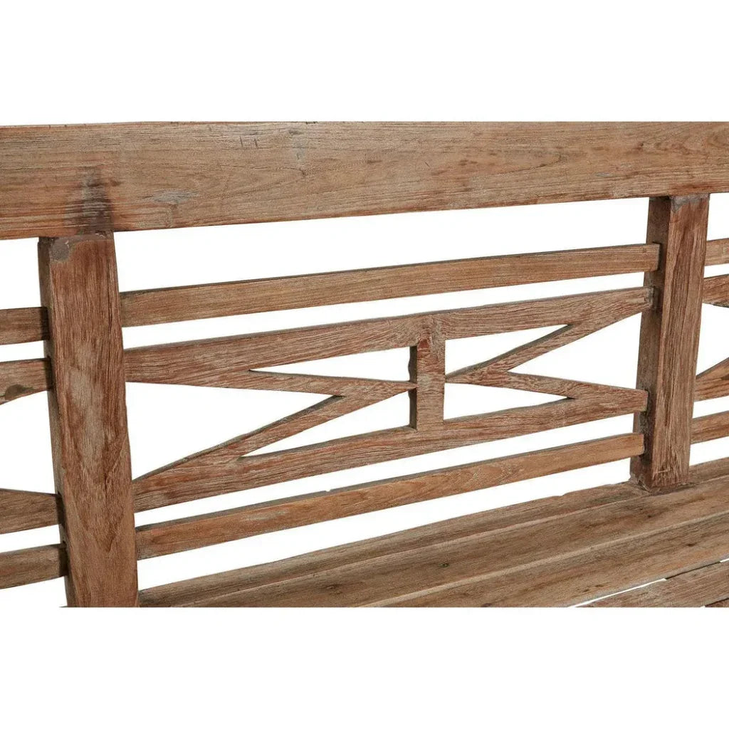 Antique Plantation Grown Teak Bench - LOOMLAN - Furniture Classics - Outdoor Benches