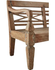 Antique Plantation Grown Teak Bench - LOOMLAN - Furniture Classics - Outdoor Benches