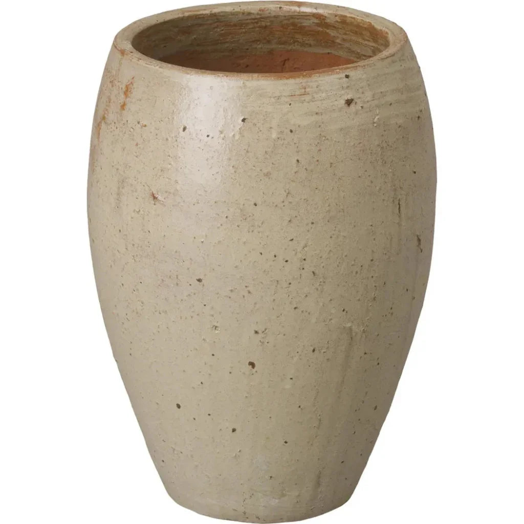 Emissary Arc Tropical Sand Ceramic Round Planter