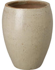 Emissary Arc Tropical Sand Ceramic Round Planter