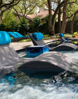 In-Pool Chaise Set of Two - Light Gray Outdoor