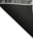 LOOMLAN Rugs Aria Black Washable Indoor-Outdoor Rug