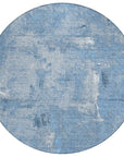 LOOMLAN Rugs Aria Blue Washable Indoor-Outdoor Rug