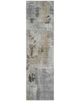 LOOMLAN Rugs Aria Gray Washable Indoor-Outdoor Rug