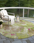 LOOMLAN Rugs Aria Lime Washable Indoor-Outdoor Rug
