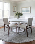 LOOMLAN Rugs Arienne Gray Washable Indoor-Outdoor Rug