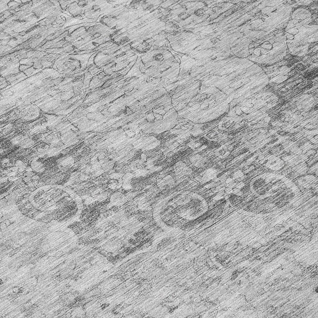 LOOMLAN Rugs Arienne Gray Washable Indoor-Outdoor Rug